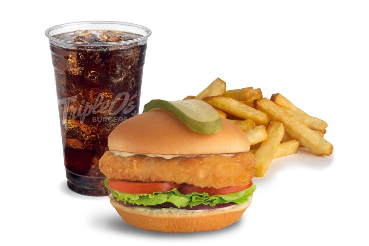 Crispy Fish Burger Combo