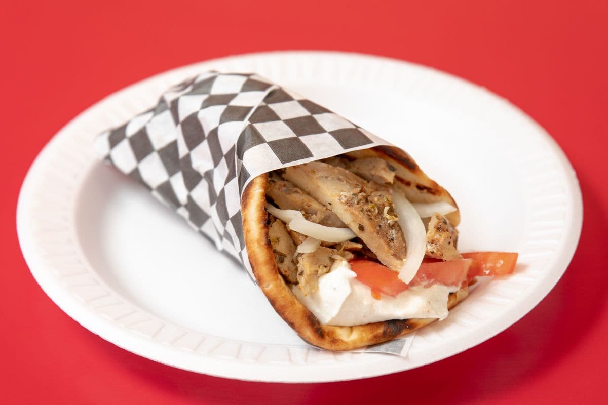 Chicken Gyros on a Pita