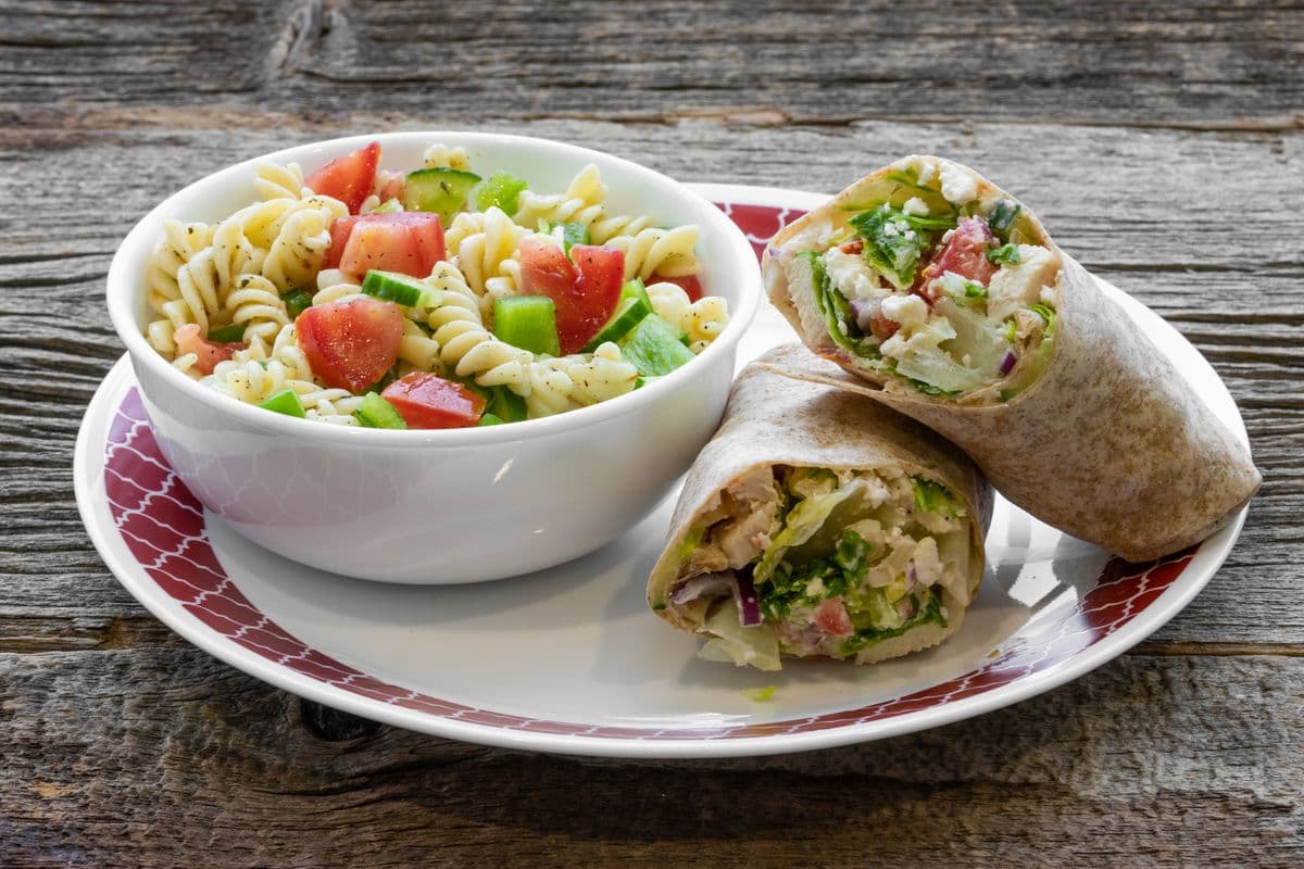 Chicken Greek Wrap