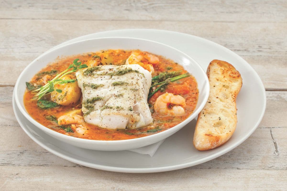 Spanish Cod & Shrimp