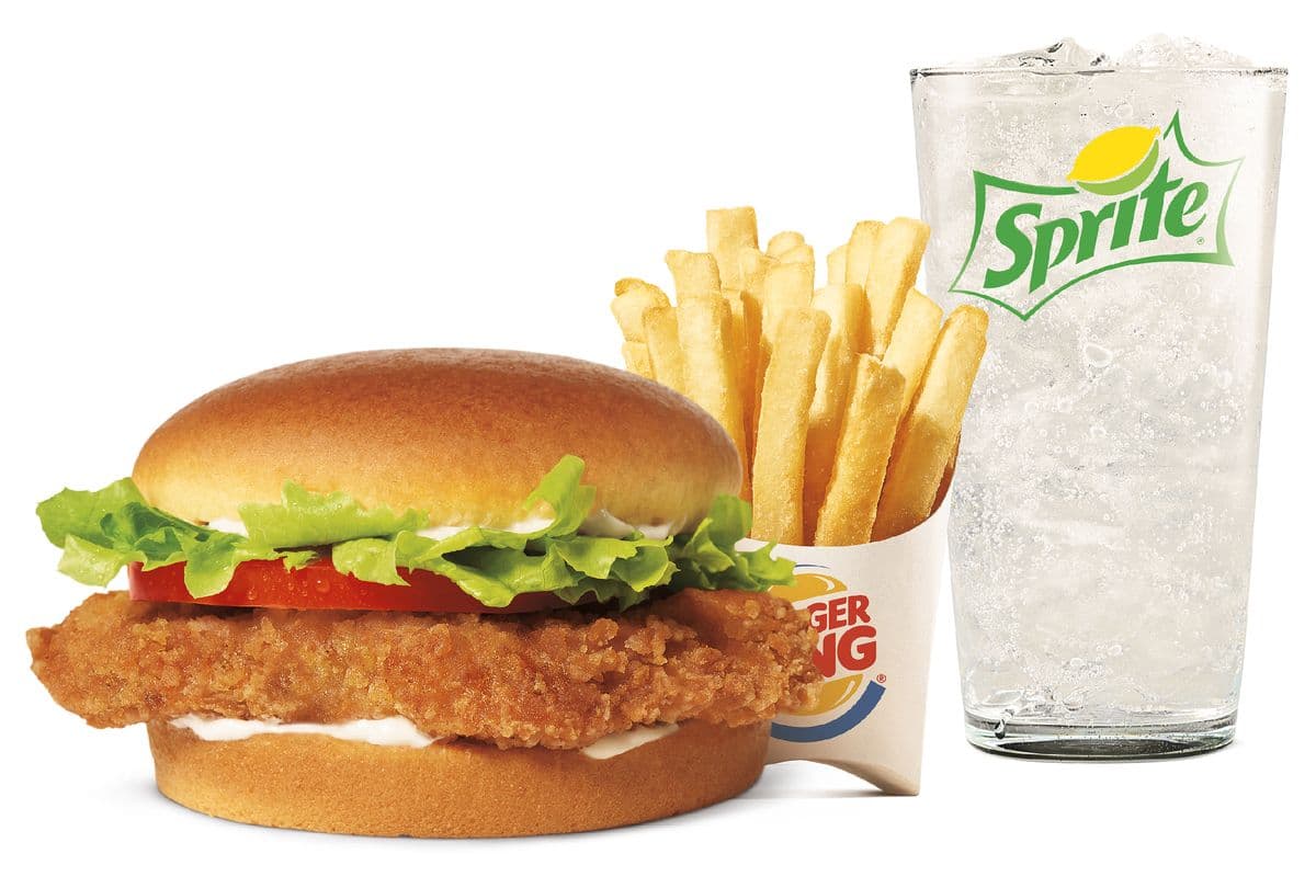 New Crispy Chicken Sandwich Meal (1060-1360 Cals)