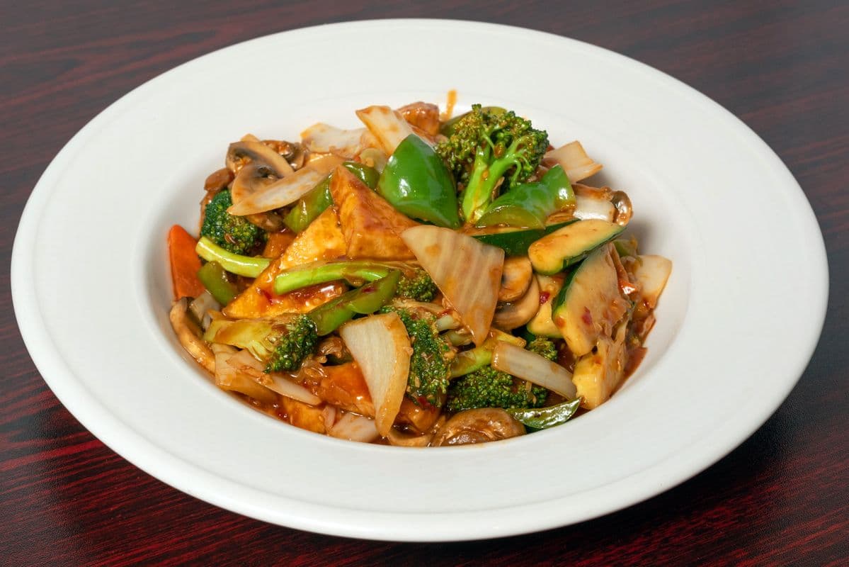 Braised Bean Curd with Vegetables