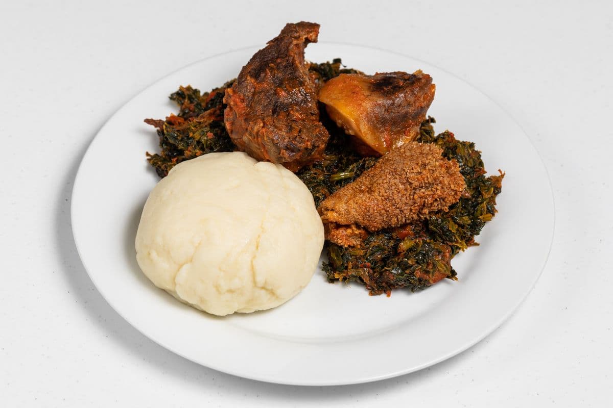 Efo Riro with Assorted Meat