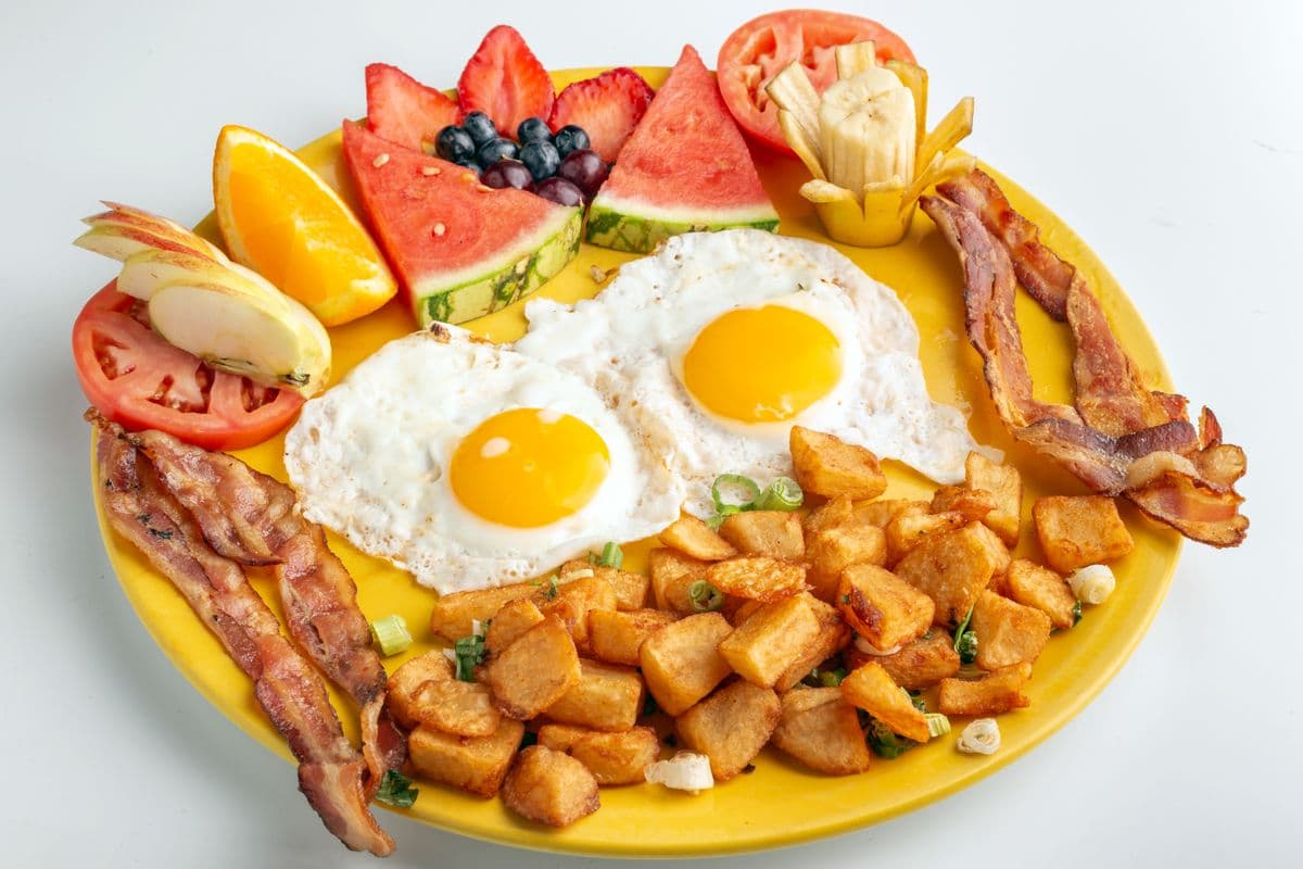 Two Eggs with Bacon