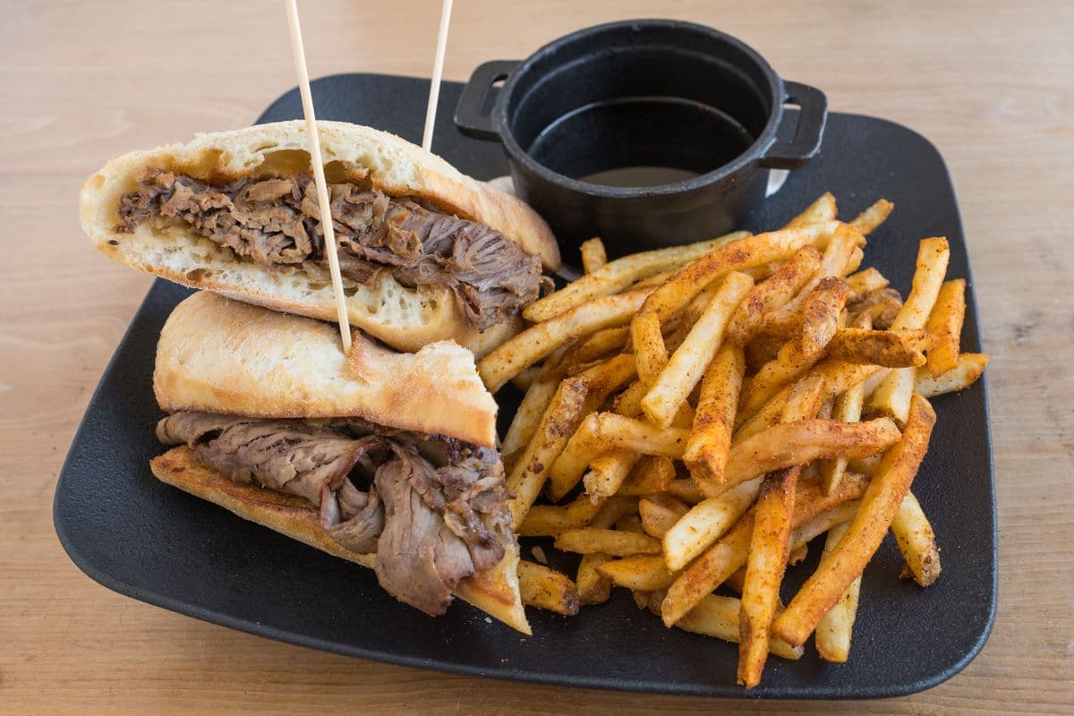 French Beef Dip Sandwich
