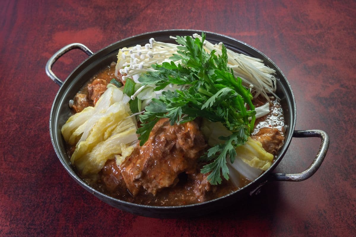 Pork Back-Bone Stew Hot Pot