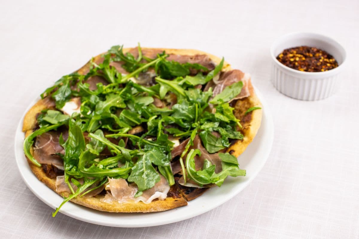 10" Fig, Bison, and Brie Pizza
