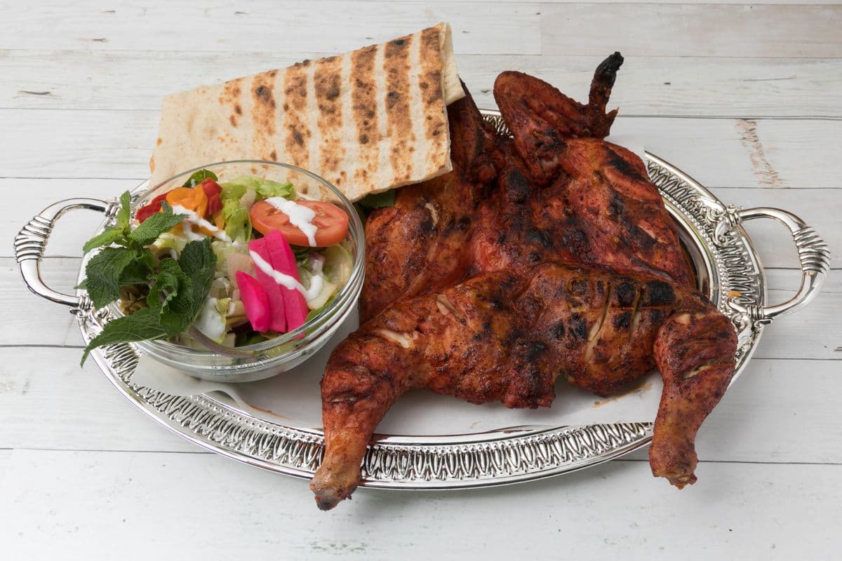 A8. Poulet Grillé sur charbon / Grilled Chicken