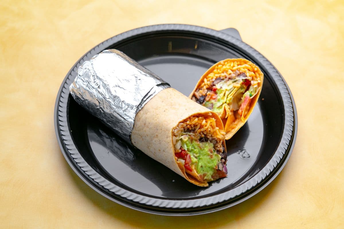 Regular Baja Burrito (Vegetarian or Vegan)