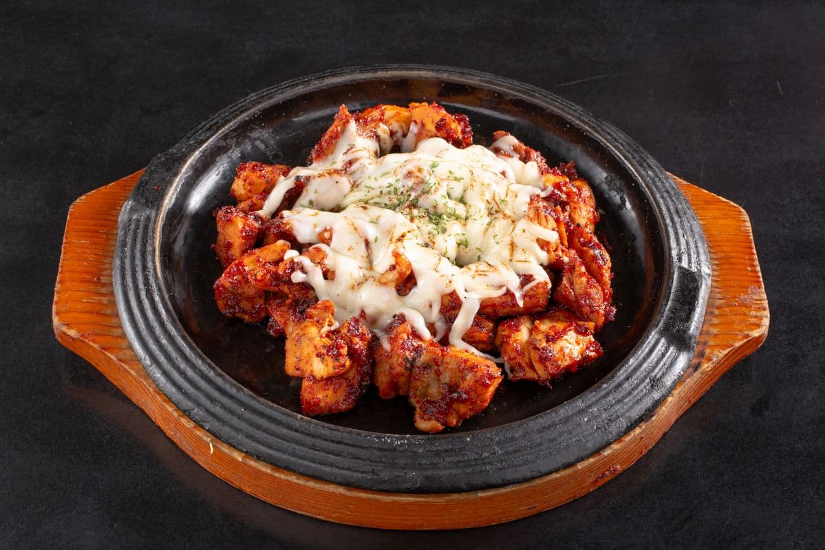 Blazing Fire Chicken with Cheese
