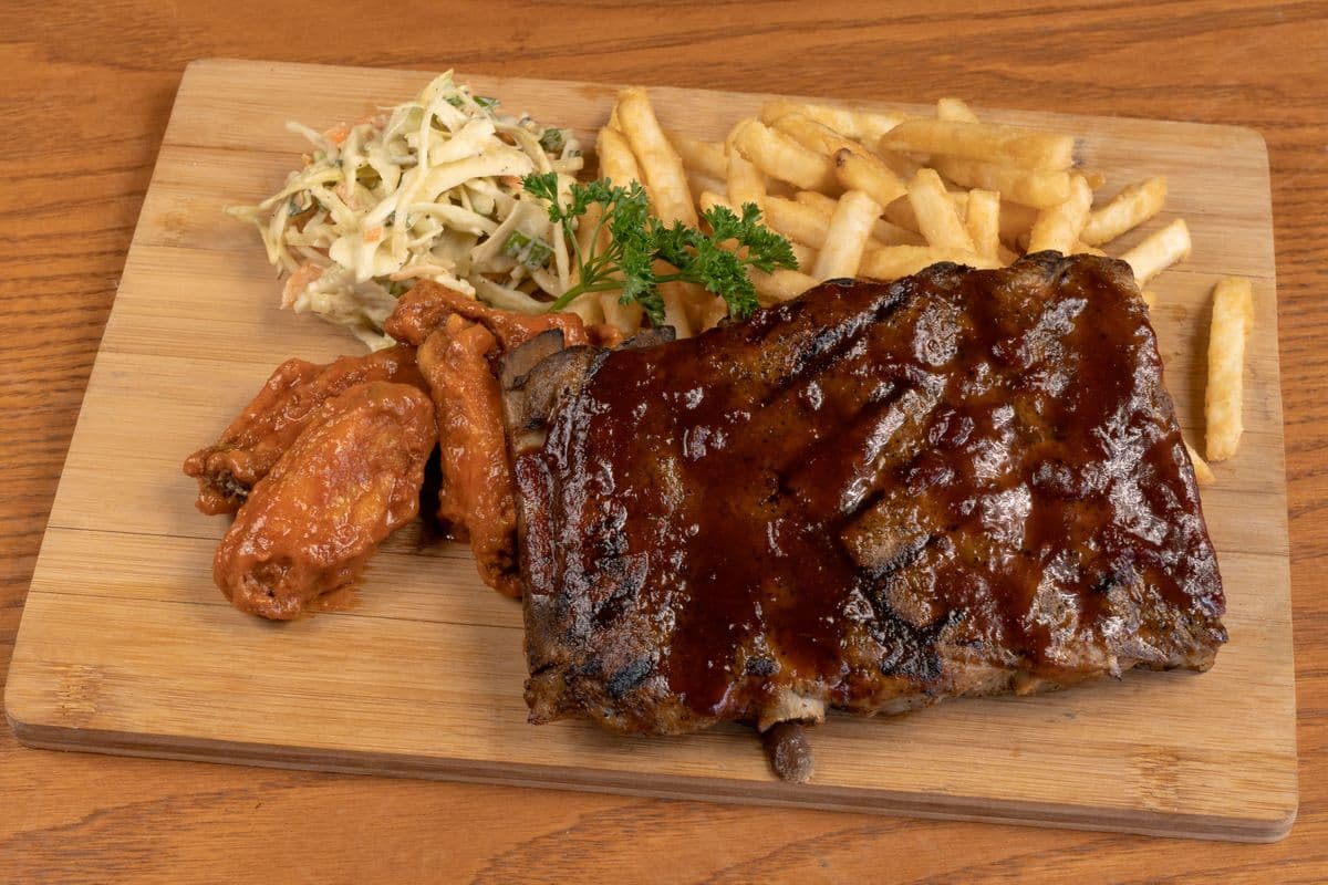 LJS BBQ Pork Ribs and Wings