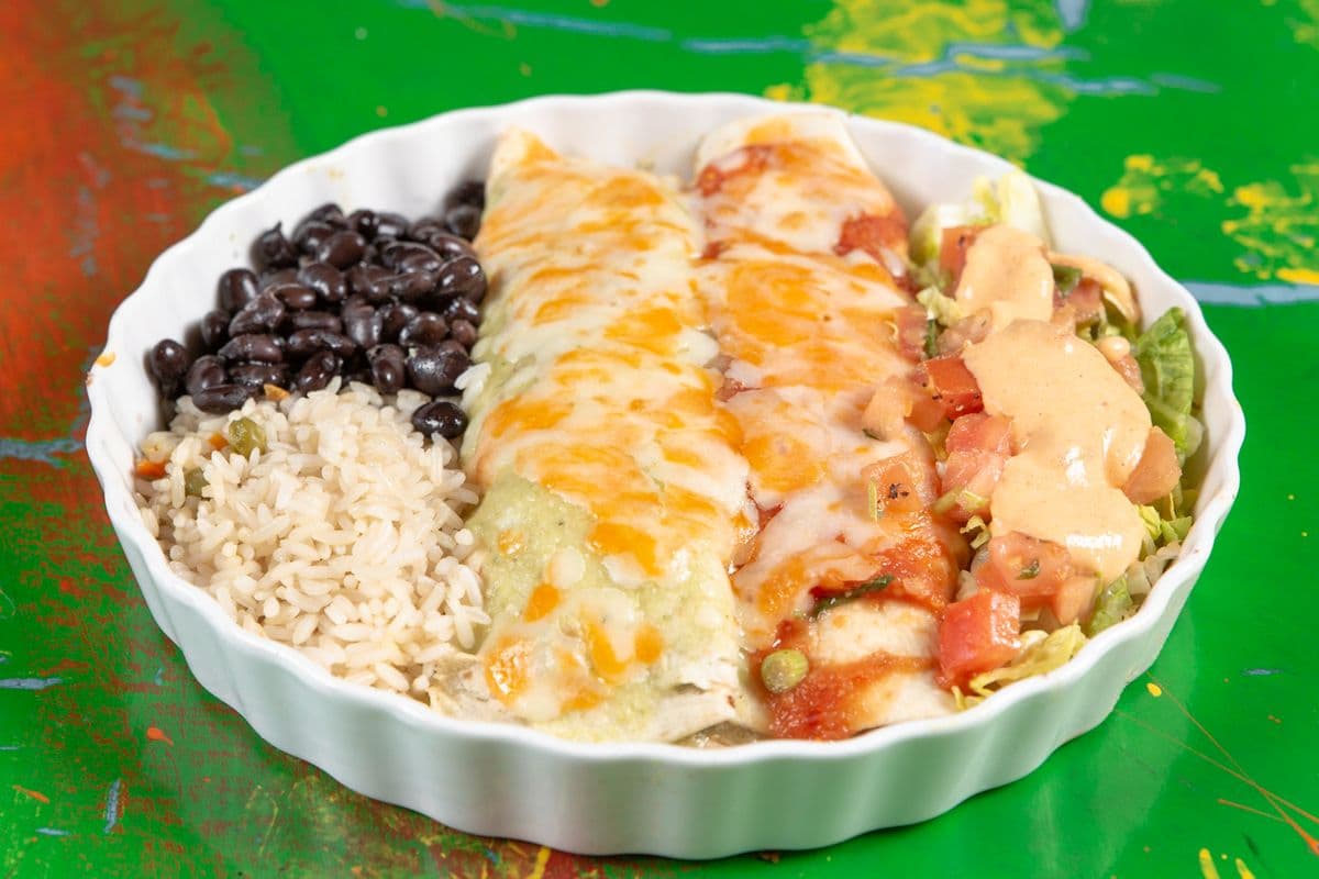 Two Enchiladas Meal