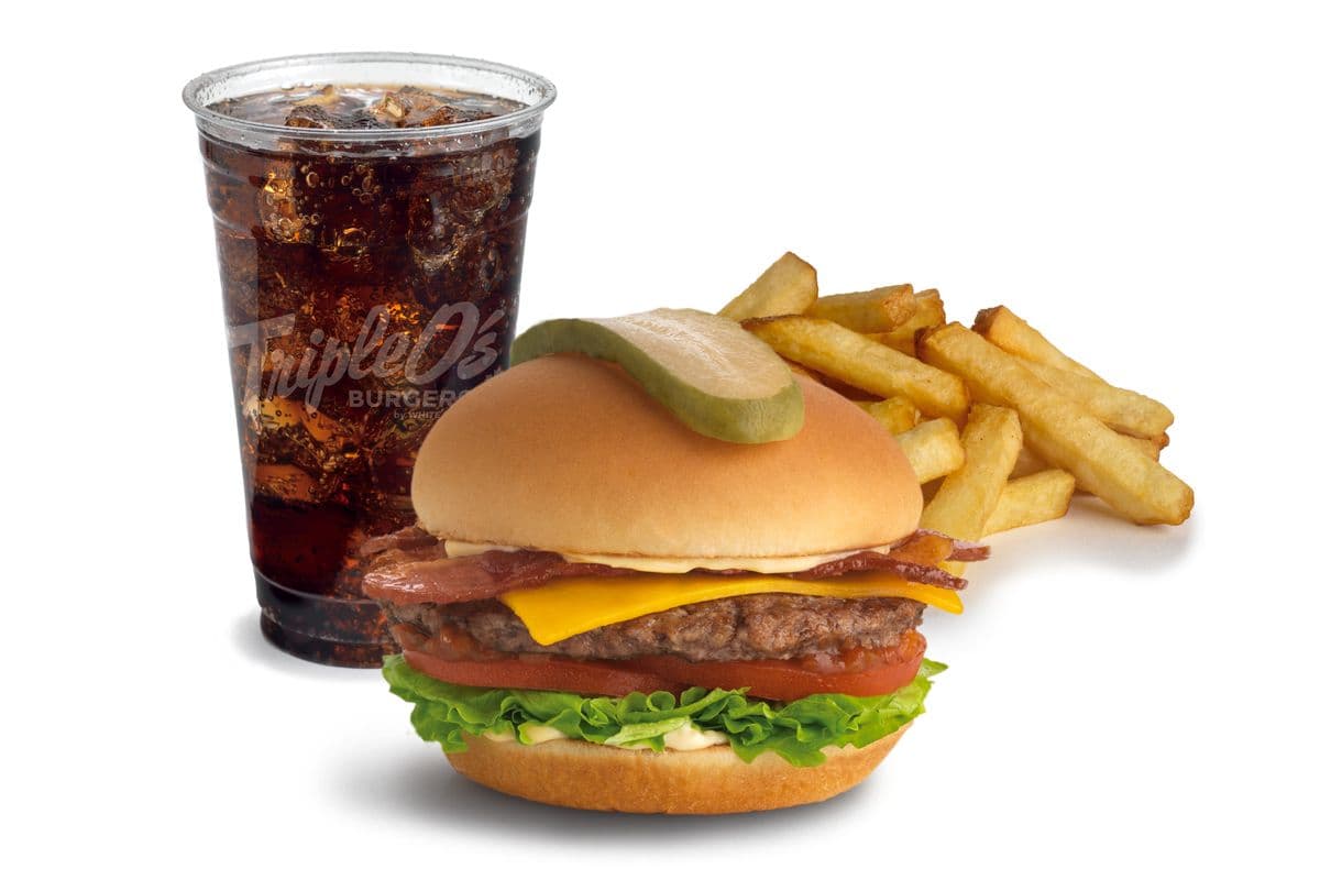Bacon Cheddar Burger Combo