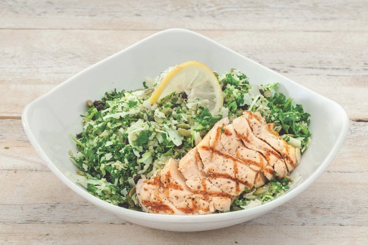 Kale and Quinoa Salad With Chicken