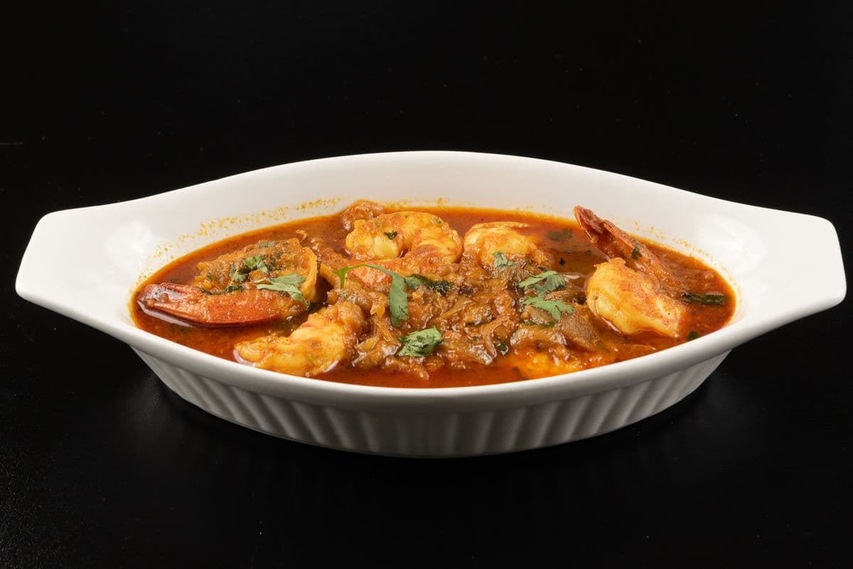 Dopiaza aux crevettes / Shrimp Dopiaza