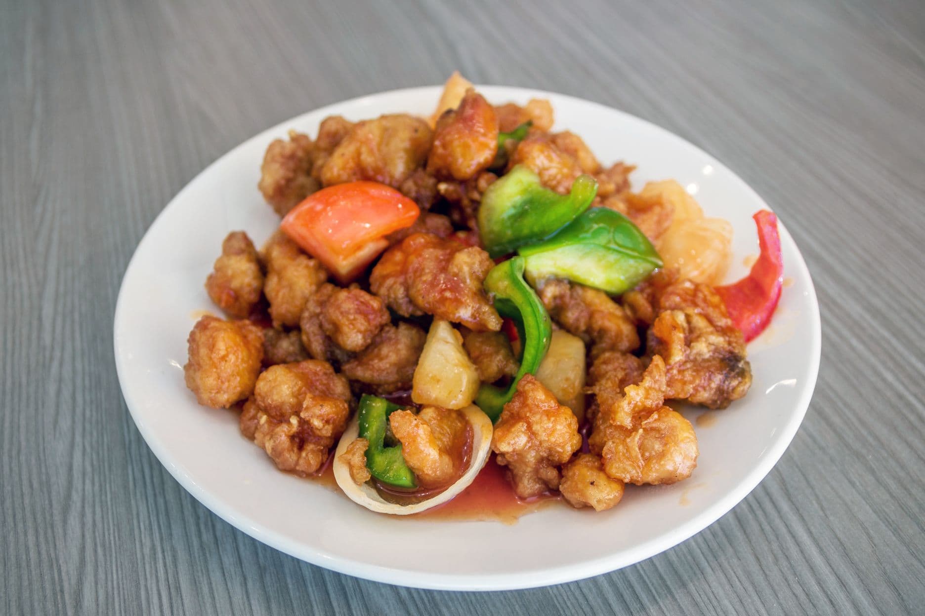 46. Pineapple Sweet-and-Sour Chicken 咕嚕雞