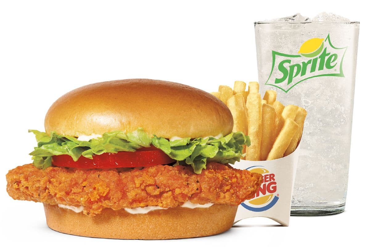 Spicy Crispy Chicken Sandwich Meal (1080-1380 Cals)