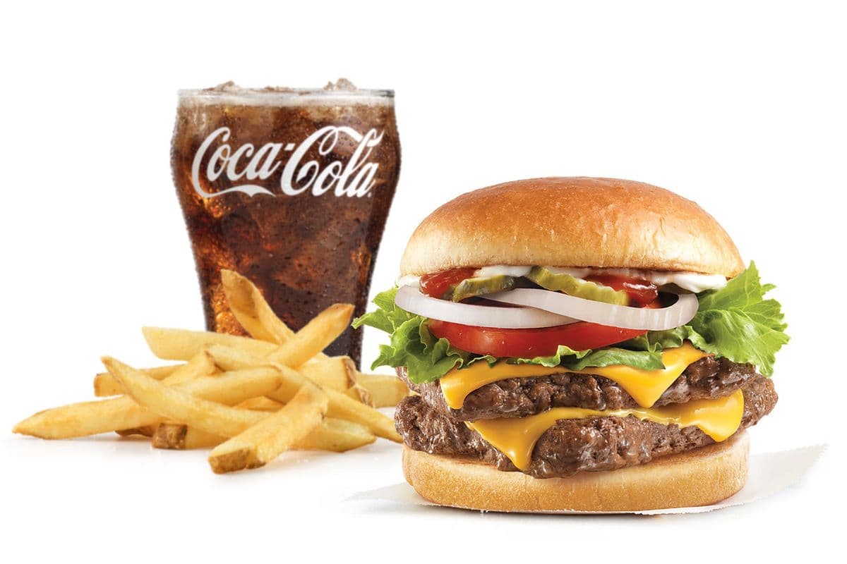 Combo hamburger fromage double® de Dave / Dave's Double® with Cheese Combo (Cals: 1040-1460)