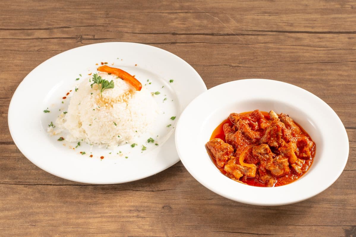 White Rice and Chicken Stew