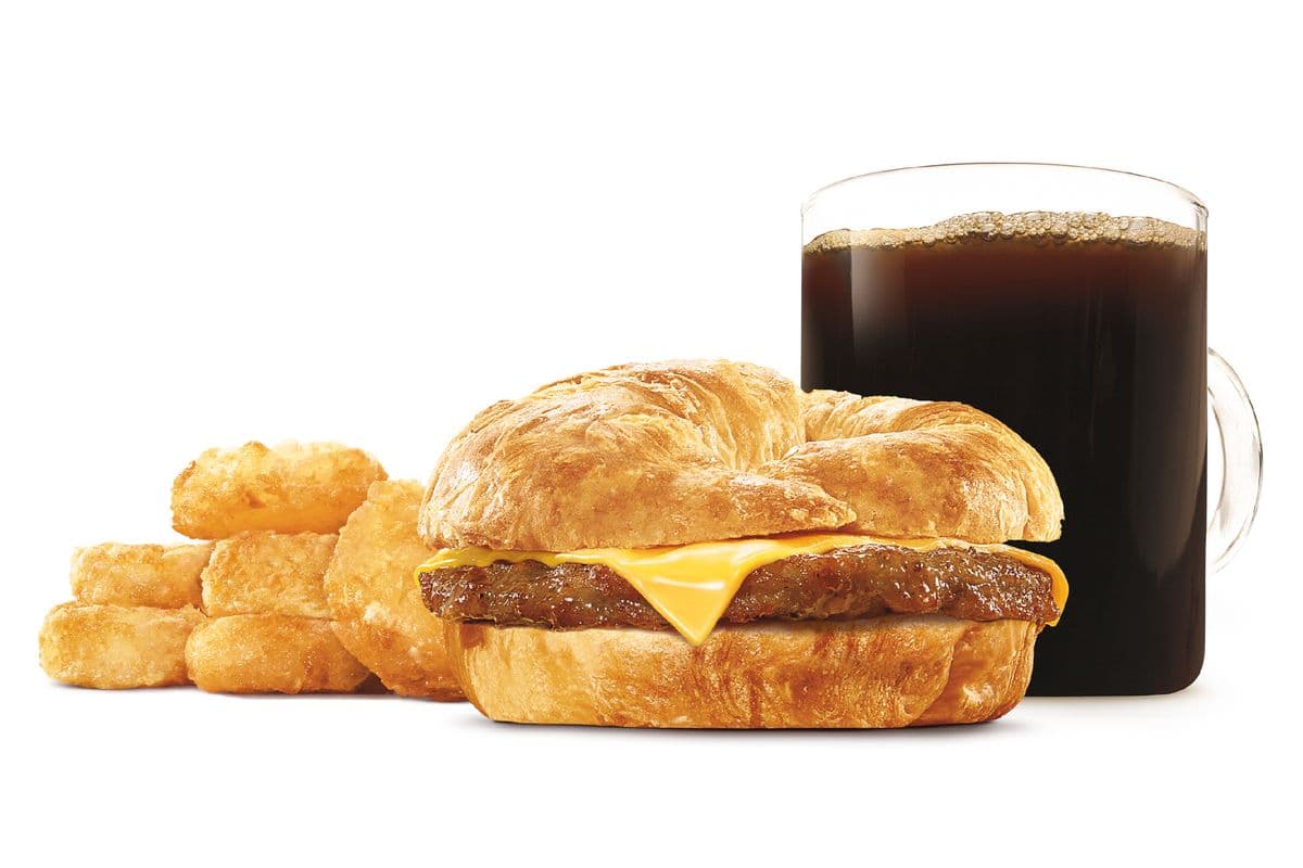 Sausage & Cheese CROISSAN'WICH® Meal (720-1130 Cals)