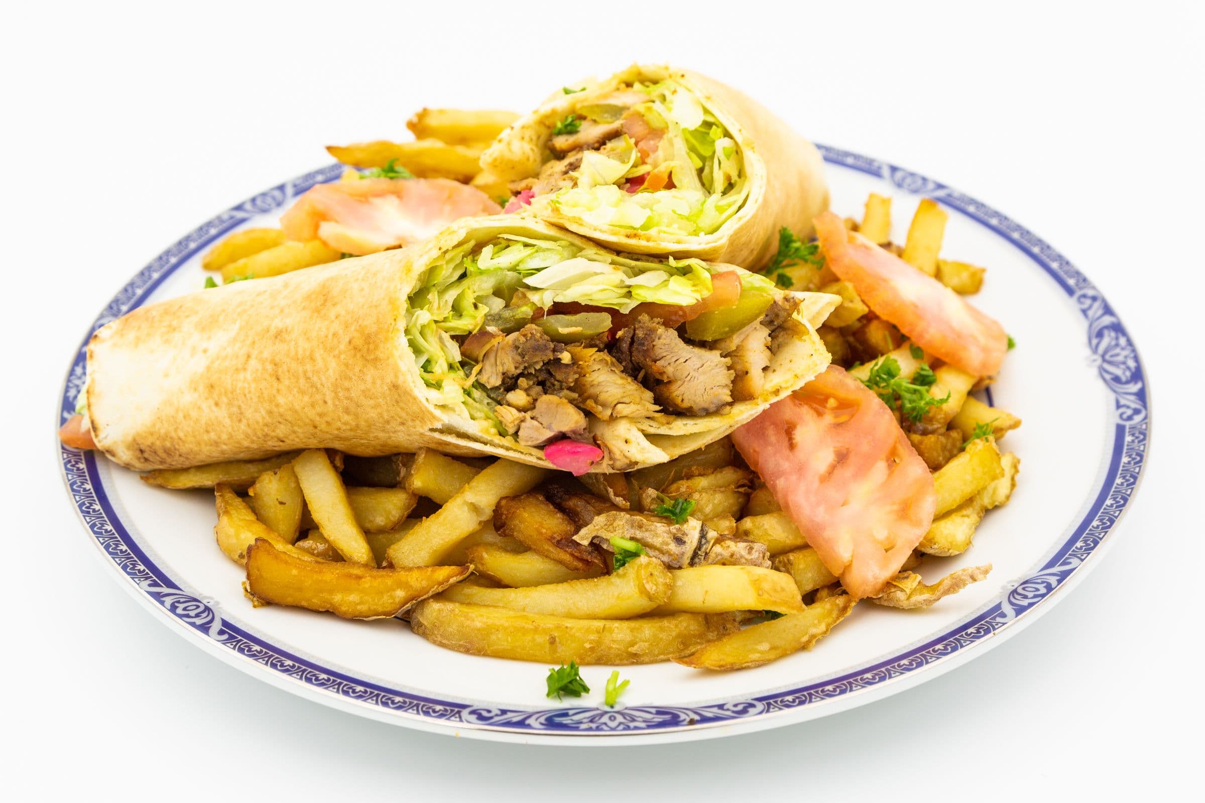 Chicken Shawarma Pita Combo