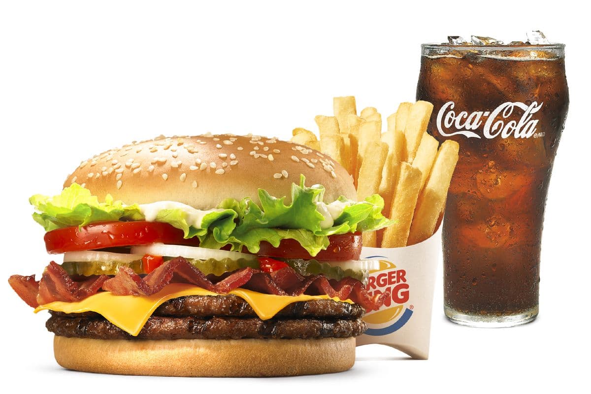 Bacon & Cheese Double WHOPPER® Meal (1460-1760 Cals)