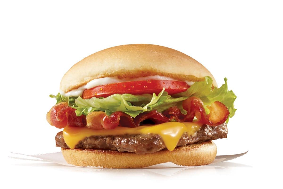 Hamburger fromage bacon junior / Jr. Bacon Cheeseburger (Cals: 390)