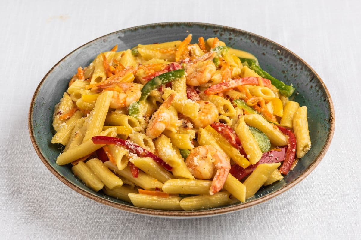 Penne Shrimp Alfredo