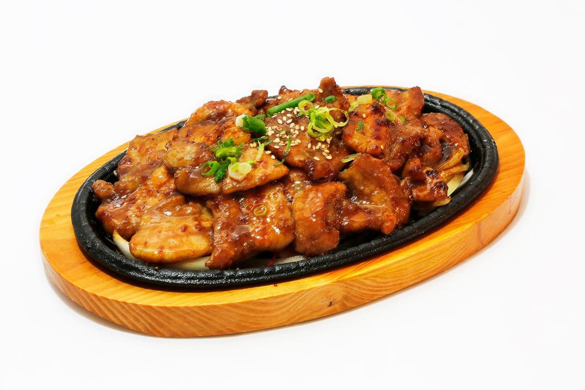Spicy Stir Fried Pork Belly (Jeyuk Bokkeum)