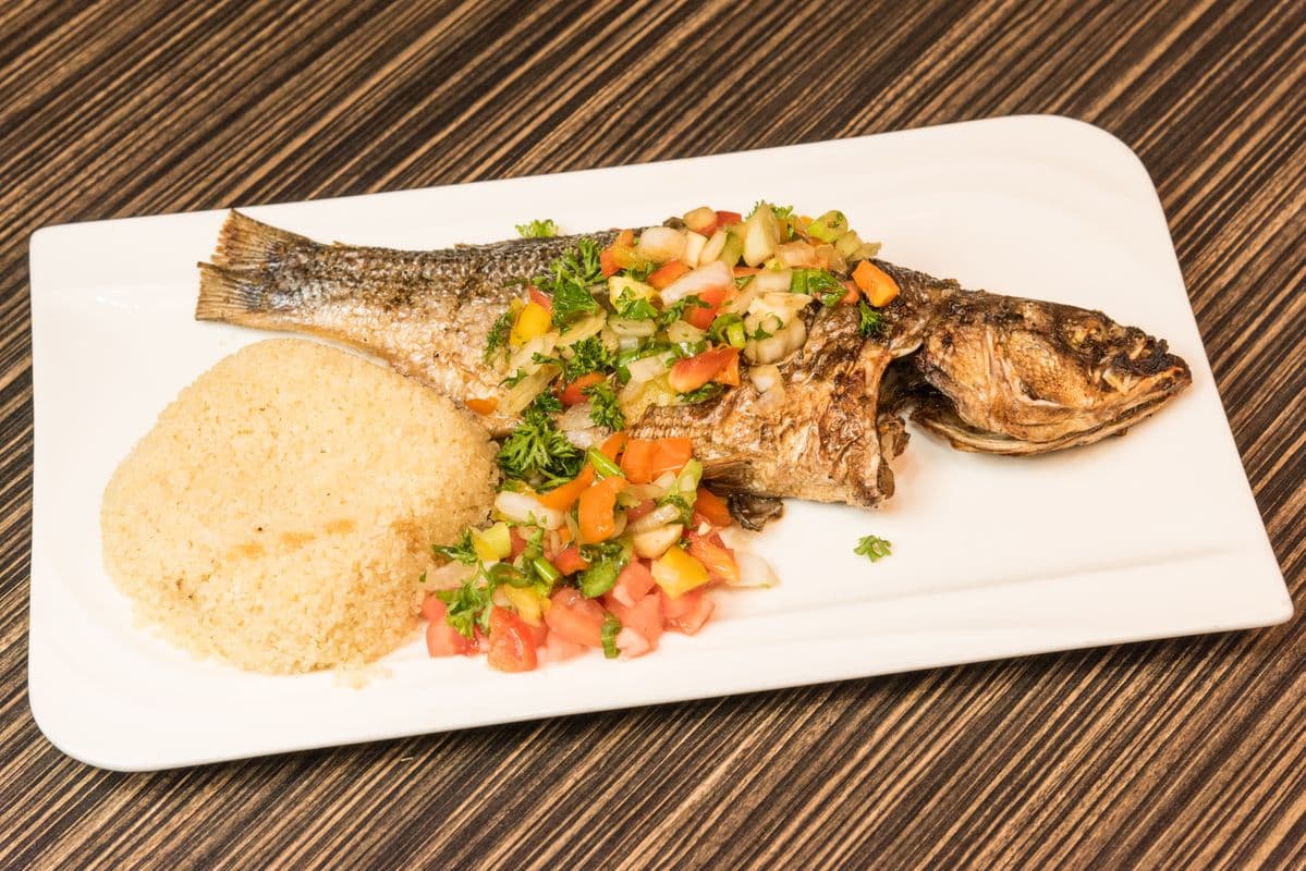 Grilled Sea Bass (Fresh Water Fish)