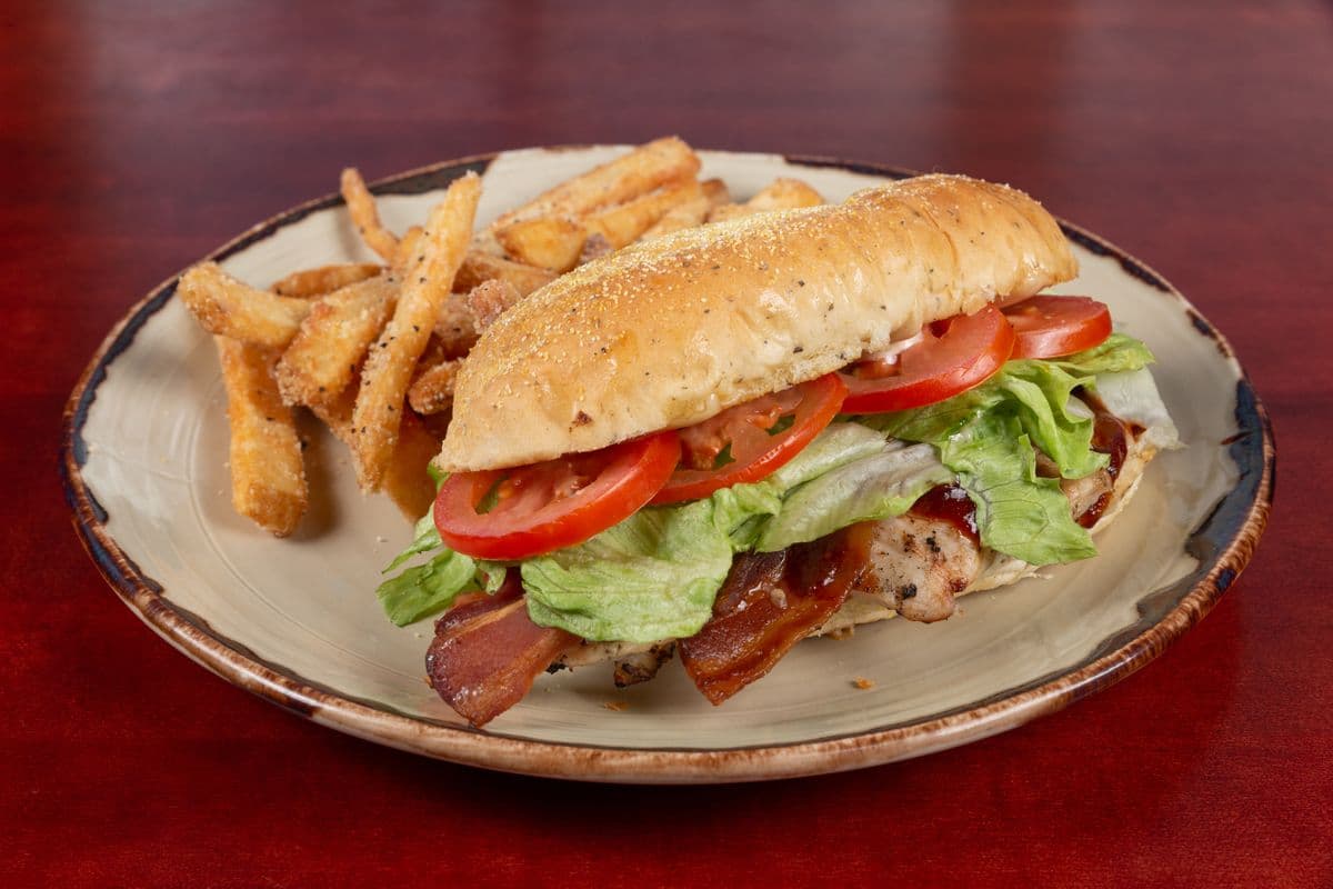 BBQ Guinness Chicken Club Sandwich