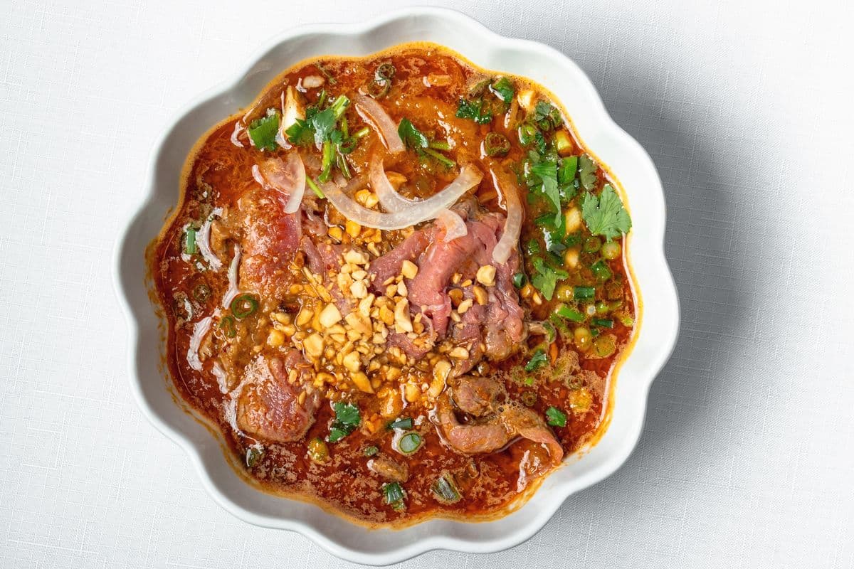 34. Beef Satay Noodle Soup