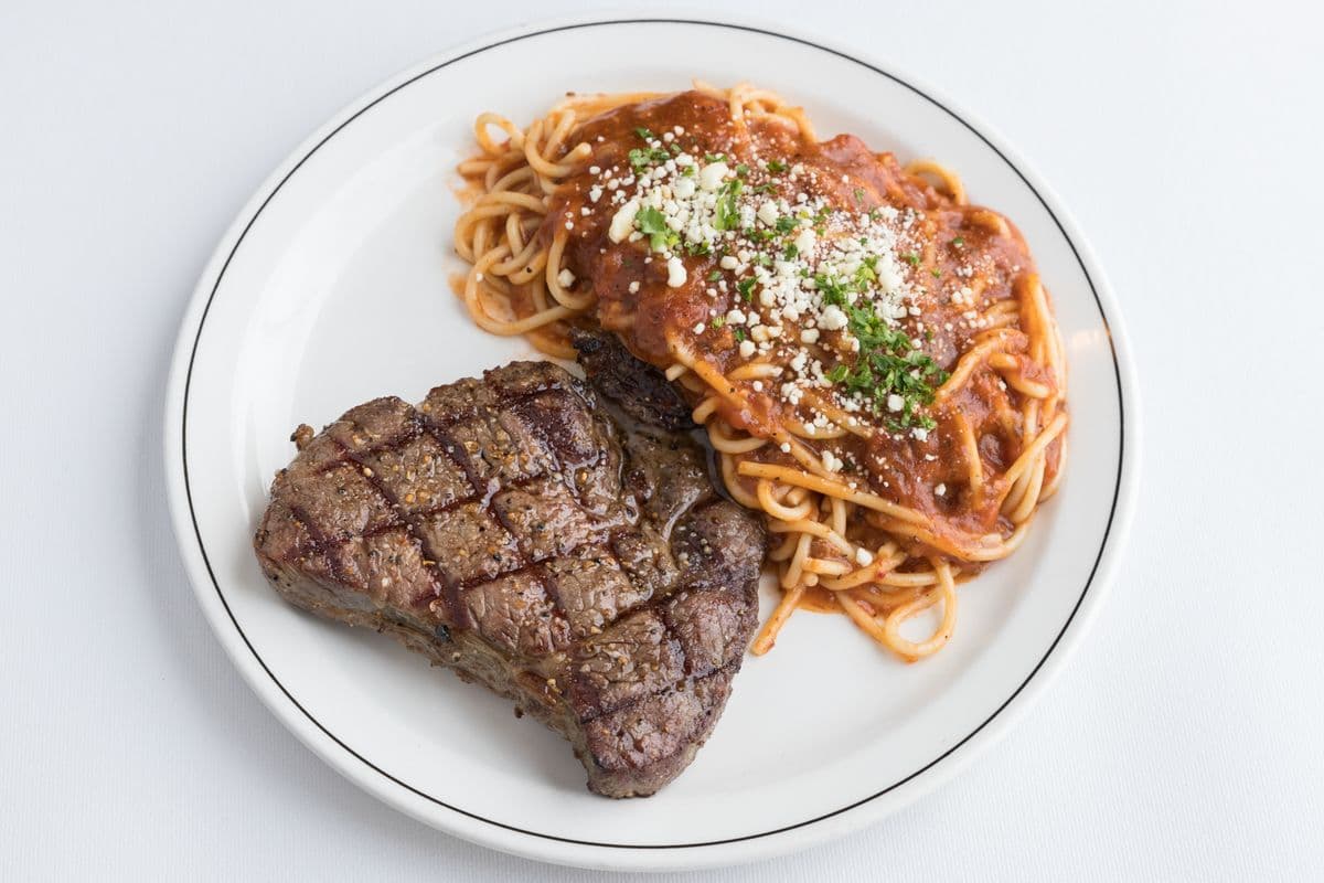 Steak and Spaghetti