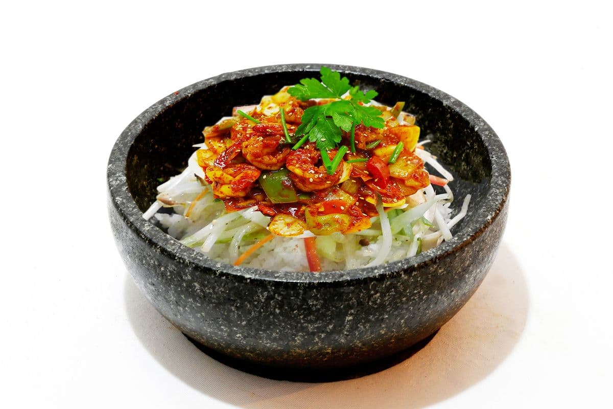 Spicy Shrimp Bibimbap