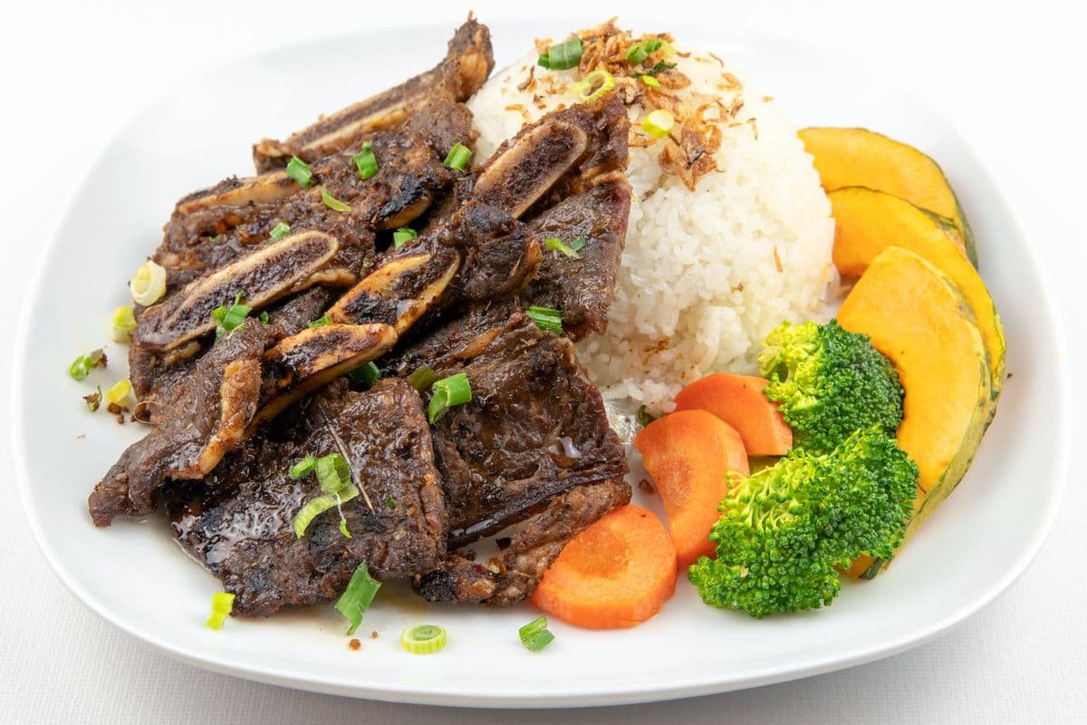 Lemon Grass Beef with Rice or Noodle Soup