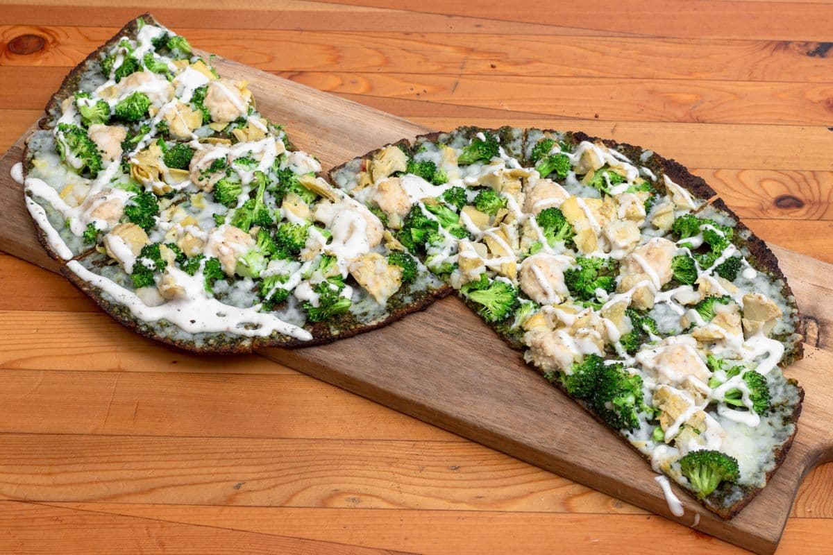 Pesto brocoli Pizza