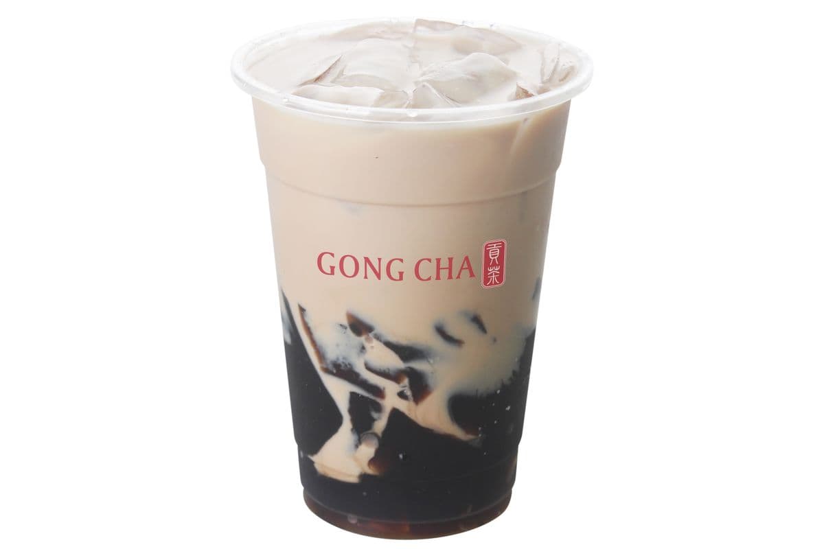 Milk Tea with Grass Jelly (Cold)