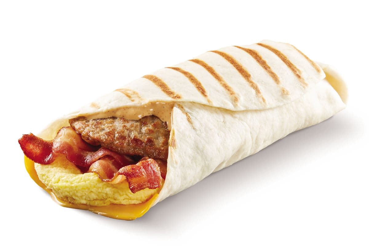 Wrap-matin saucisse et bacon