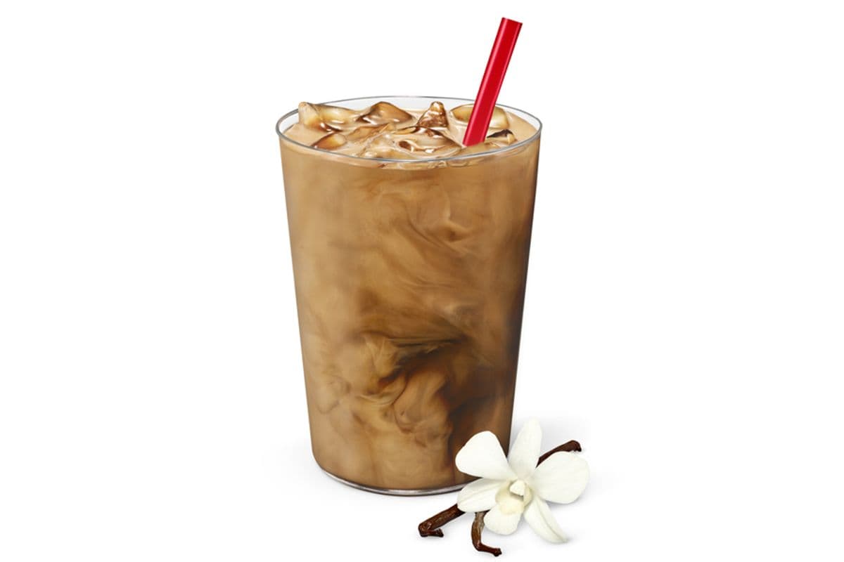 Latte glacé à la vanille