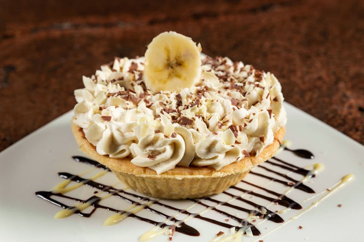 White Chocolate Banana Cream Pie