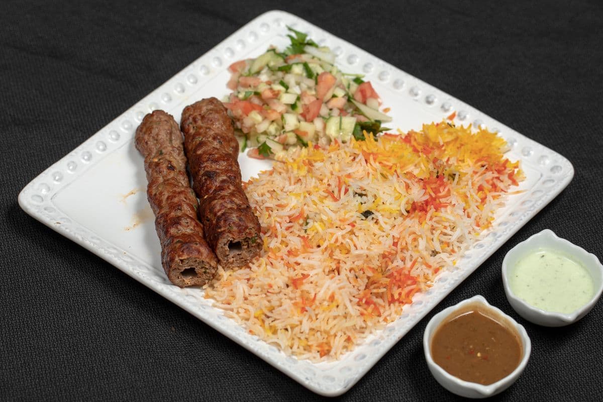 Seekh Kabab Combo 2 (1 Chicken Kebab & 1 Beef Seekh Kebab)