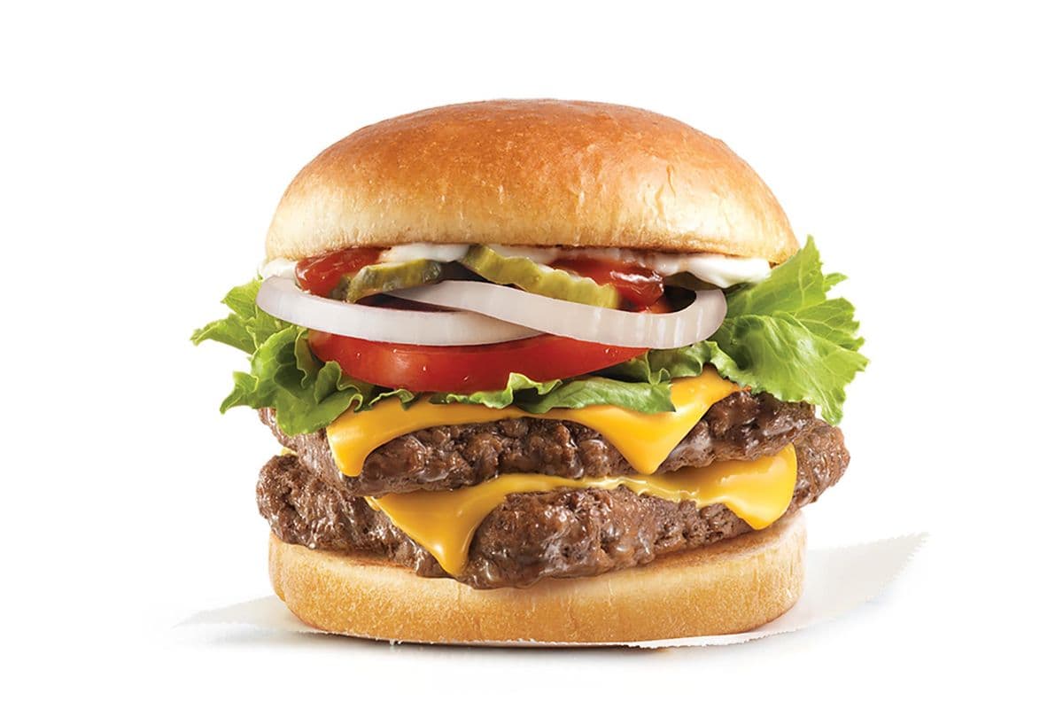 Hamburger fromage double® de Dave / Dave's Double® with Cheese (Cals: 860)
