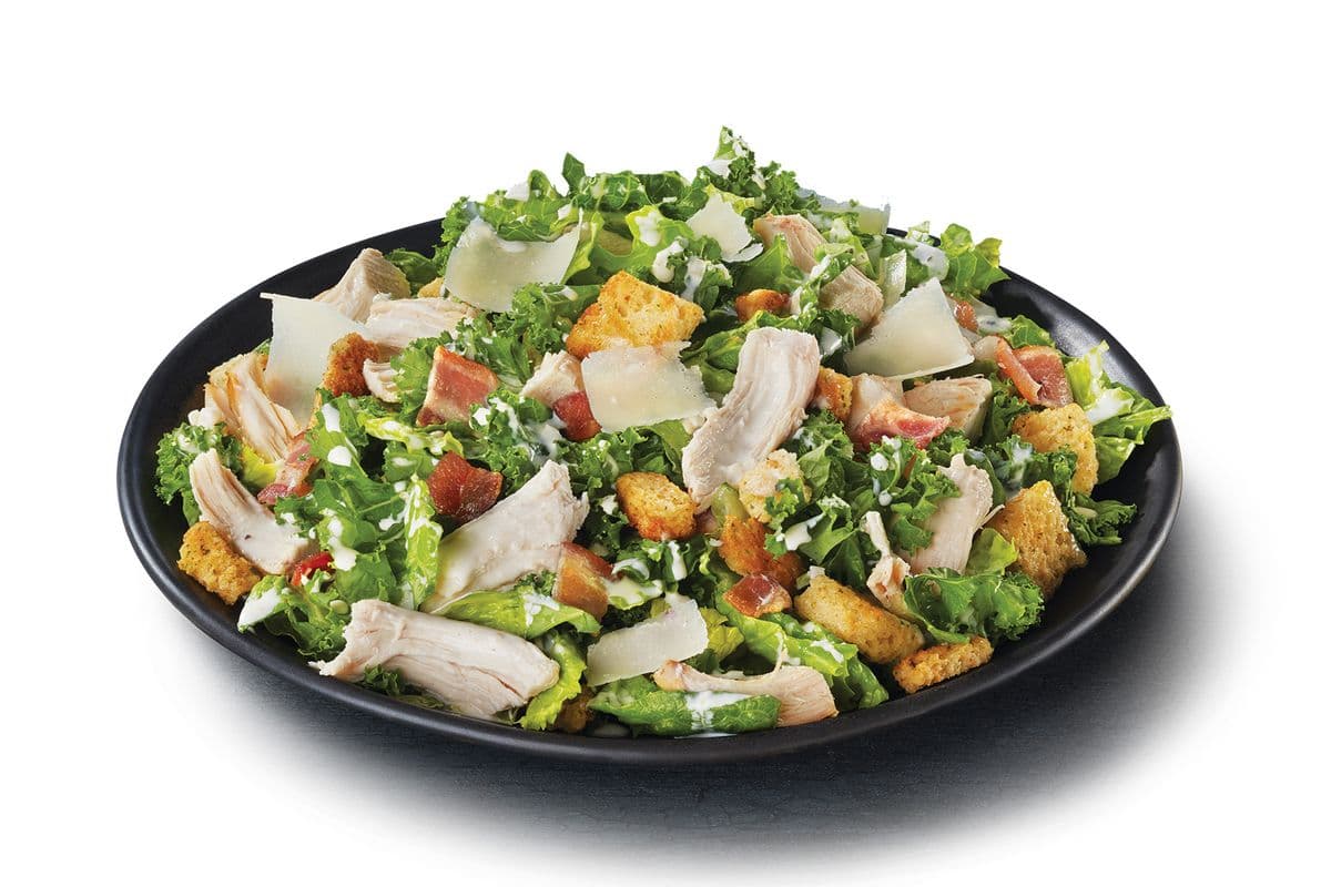 Kale Chicken Caesar Salad