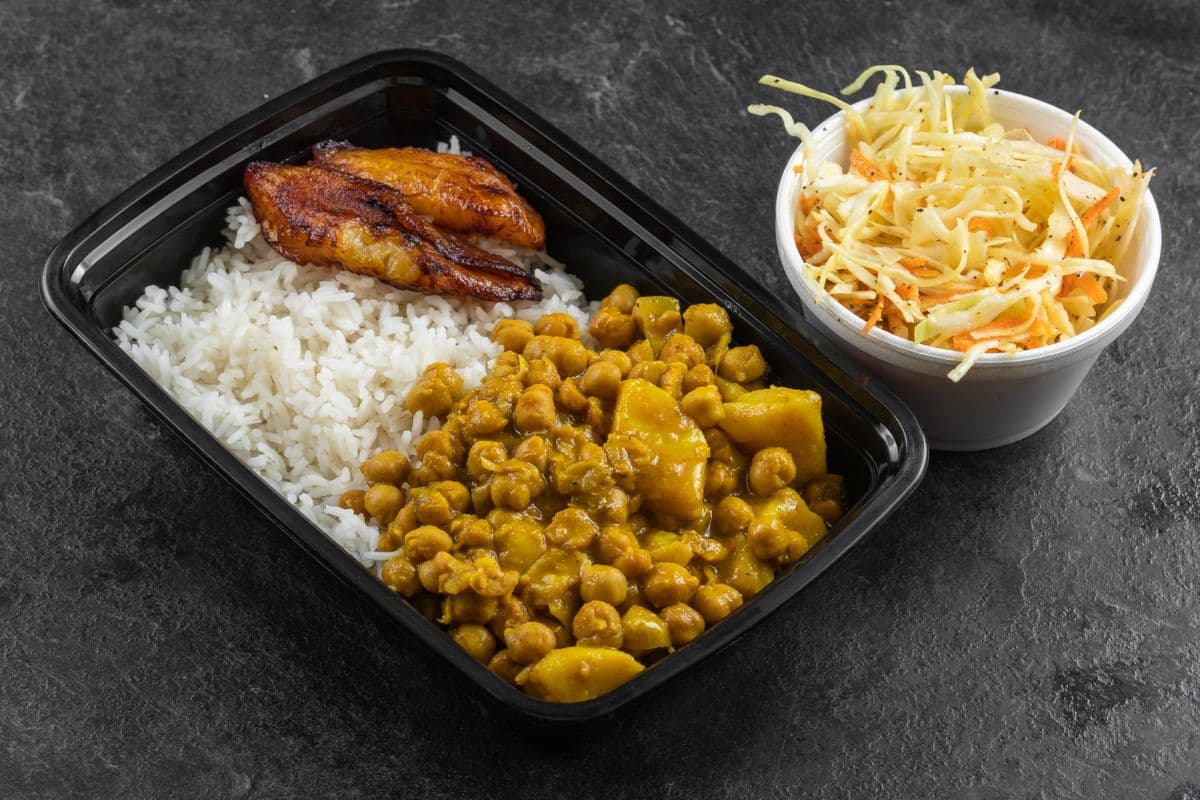 Curry Chickpea Potato W/Rice
