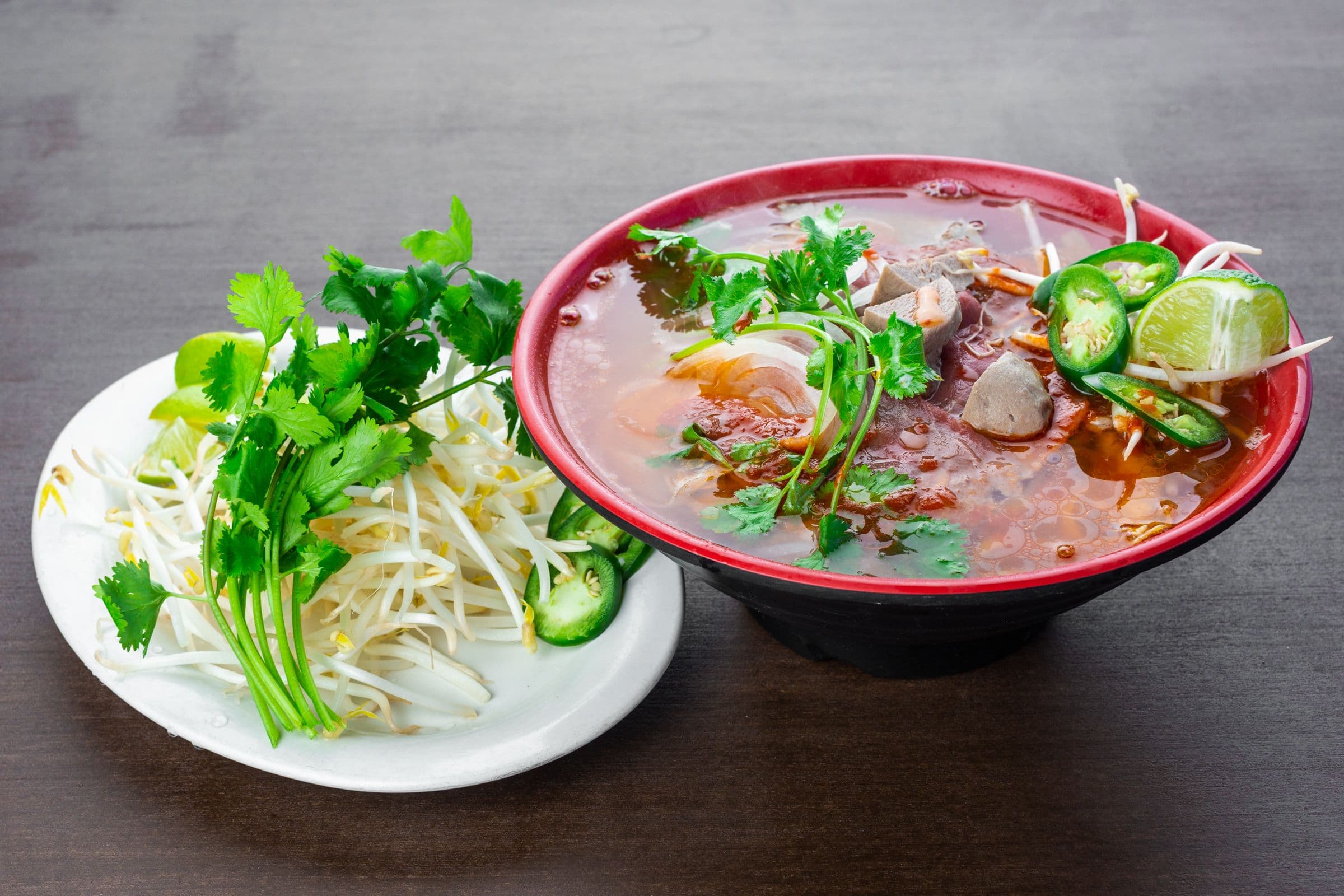 8. Spicy Lemongrass Beef Noodle Soup