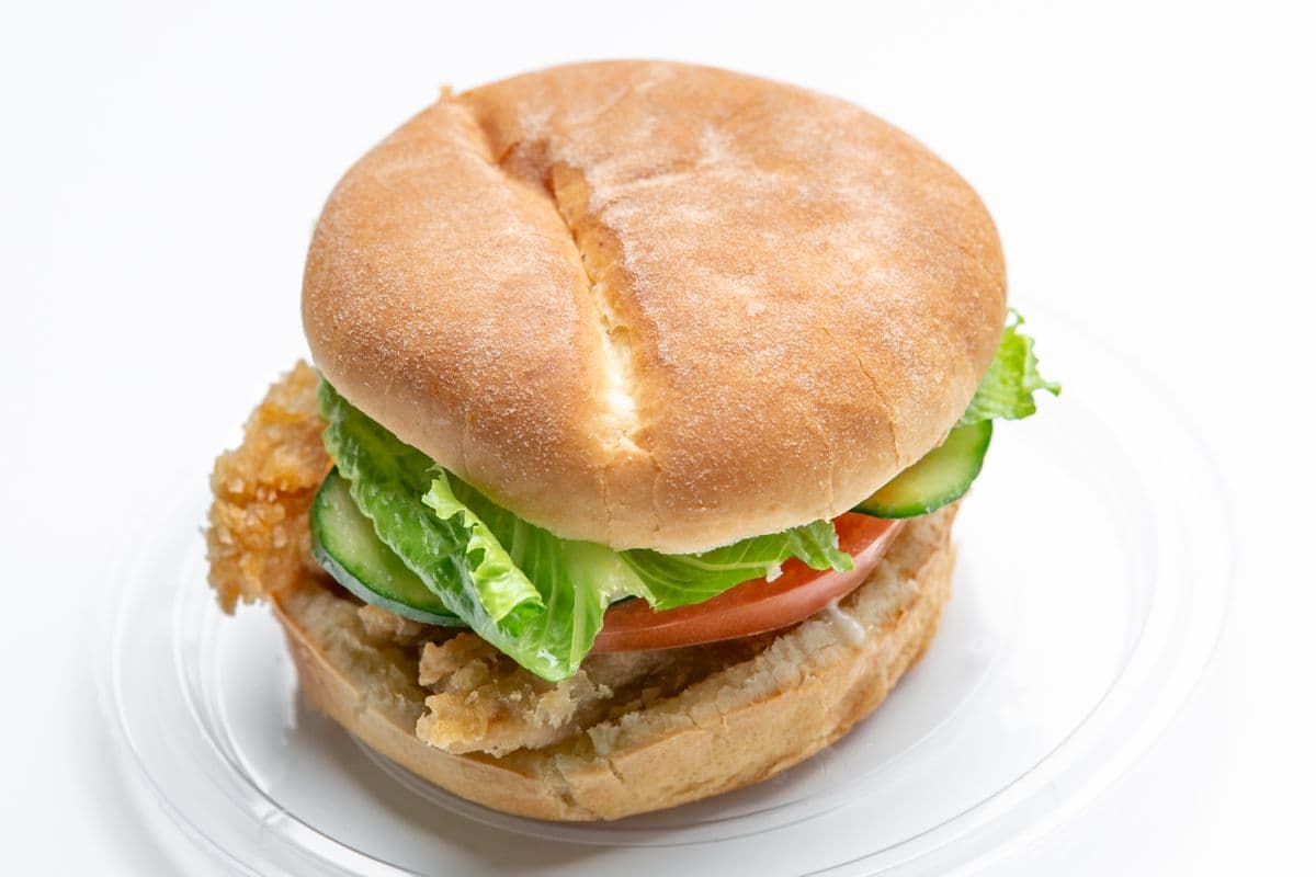Taiwanese Chicken Sandwich and Salad
