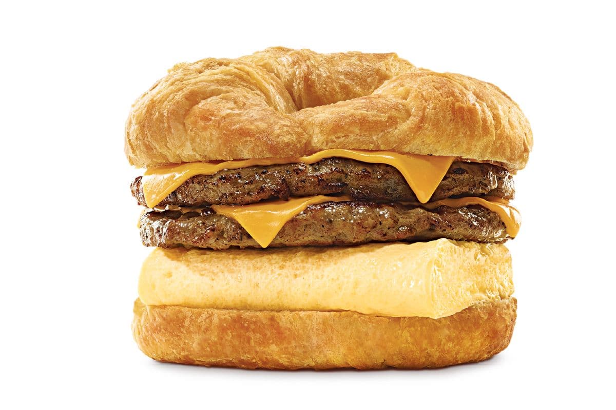 Double CROISSAN'WICH® with Double Sausage (680 Cals)