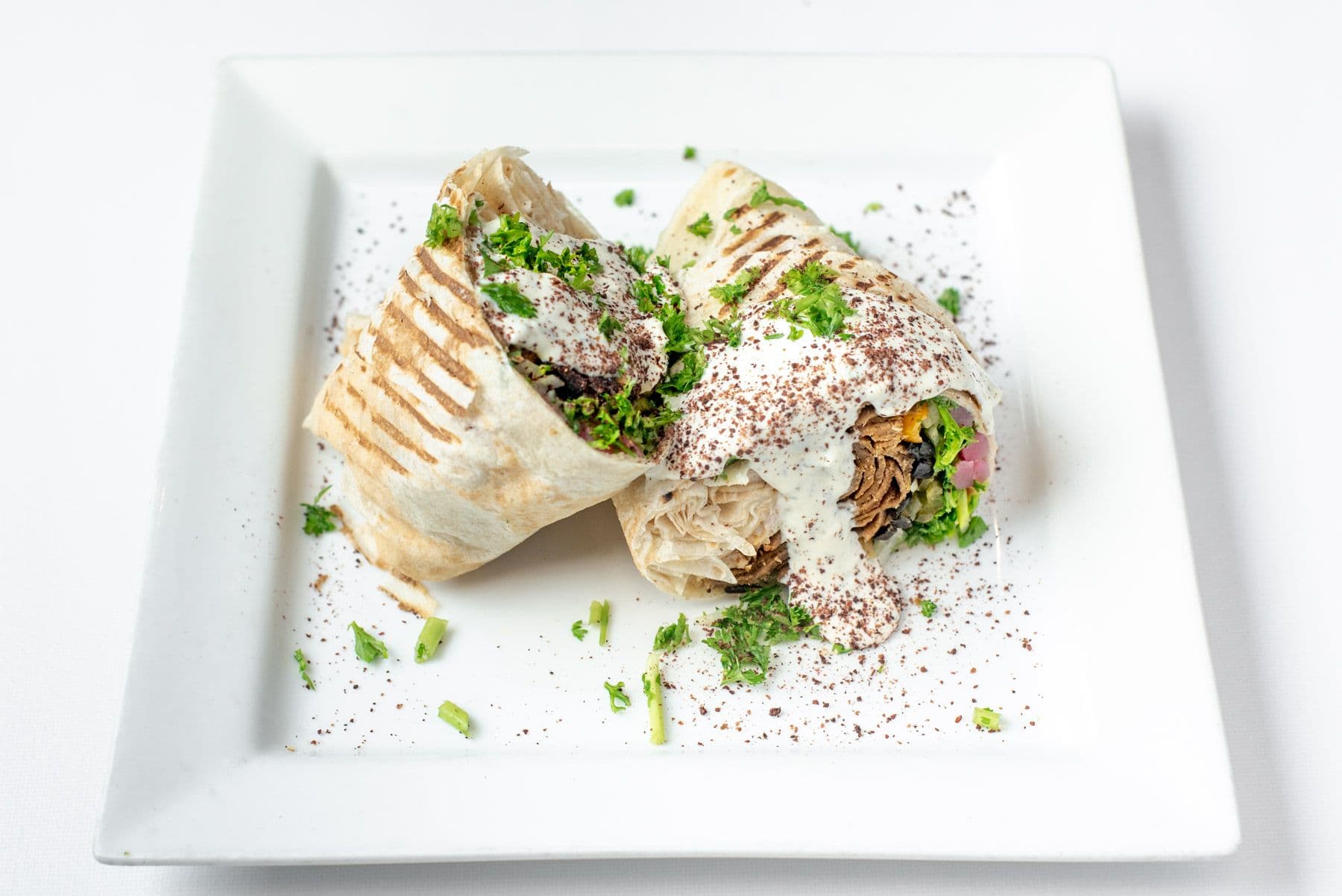 Mix Chicken Shawarma and Beef Donair Wrap