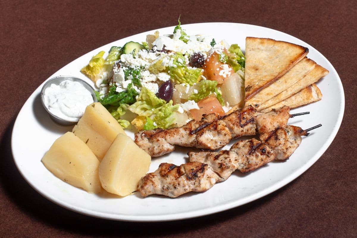 Chicken Souvlaki (2 pcs)