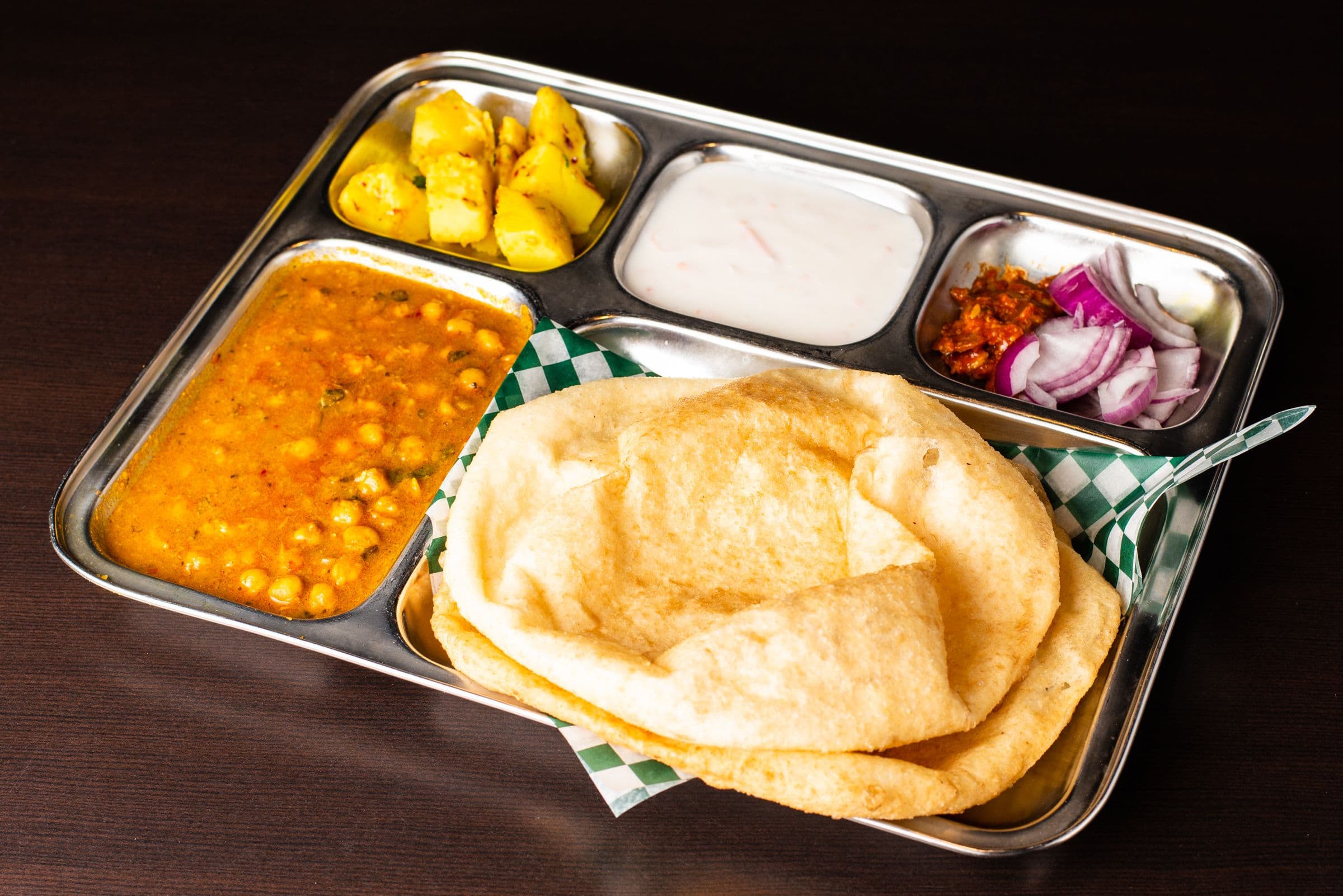 Bhatura Chana Plate